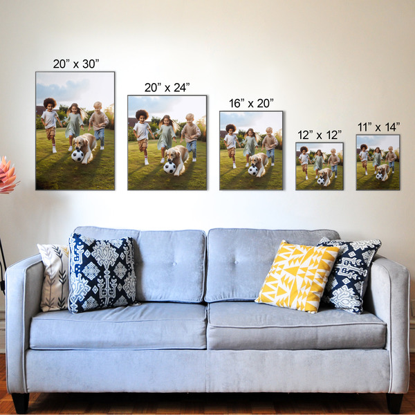 Photo Wood Prints - Size Comparison