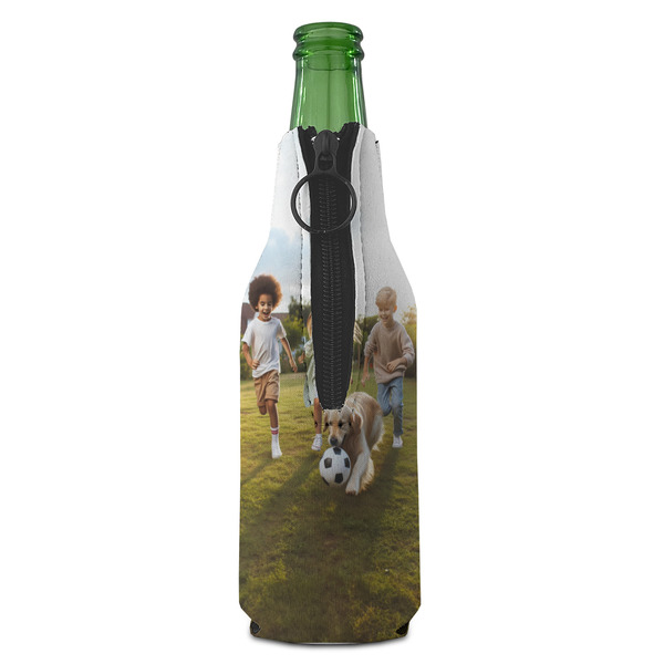 Photo Zipper Bottle Cooler - BACK (bottle)