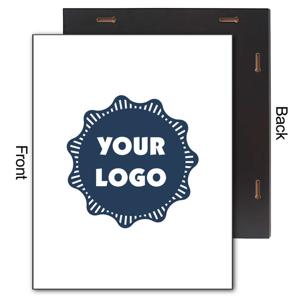 Logo 11x14 Wood Print - Front & Back View