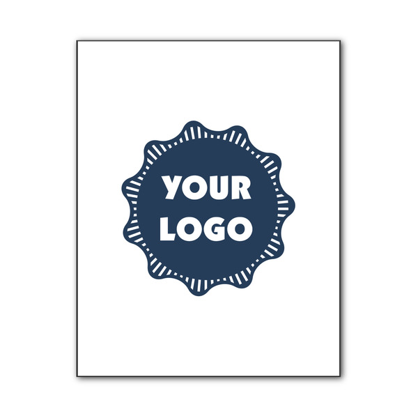 Custom Logo Wood Print - 11" x 14"