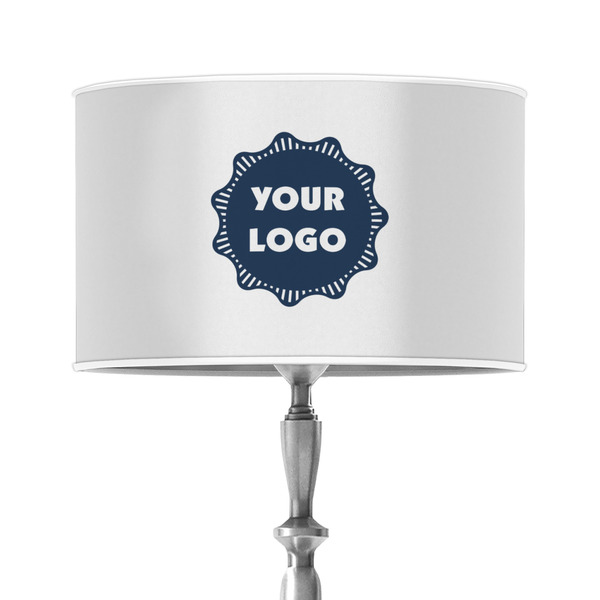 Custom Logo 12" Drum Lamp Shade - Poly-film