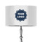 Logo 12" Drum Lamp Shade - Poly-film