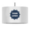 Logo 12" Drum Pendant Lamp - Fabric