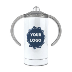 Logo 12 oz Stainless Steel Sippy Cup