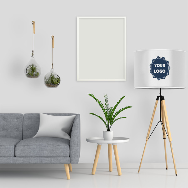 Logo 16" Drum Lampshade - LIFESTYLE