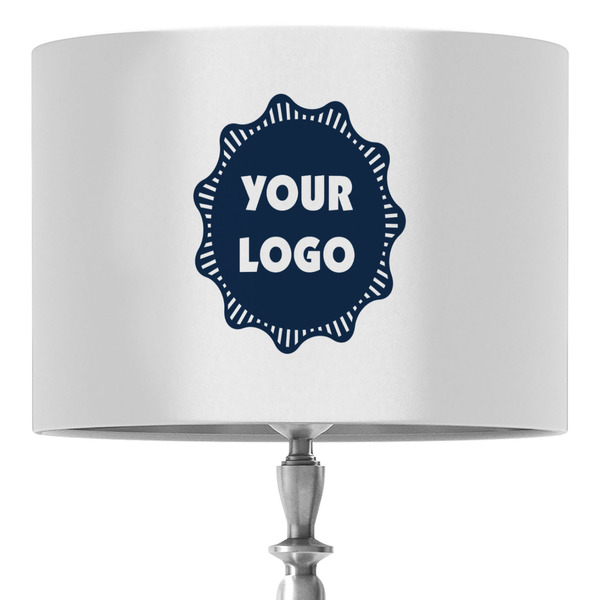 Custom Logo 16" Drum Lamp Shade - Fabric