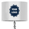 Logo 16" Drum Lampshade - ON STAND (Fabric)