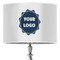 Logo 16" Drum Lampshade - ON STAND (Poly Film)