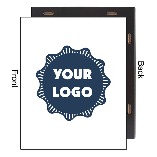 Logo 16x20 Wood Print - Front & Back View
