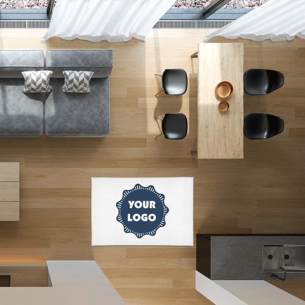 Logo 2'x3' Indoor Area Rugs - IN CONTEXT