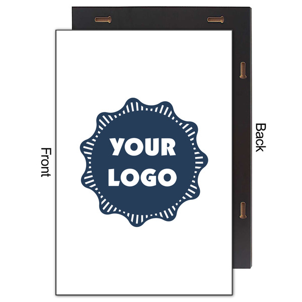 Logo 20x30 Wood Print - Front & Back View