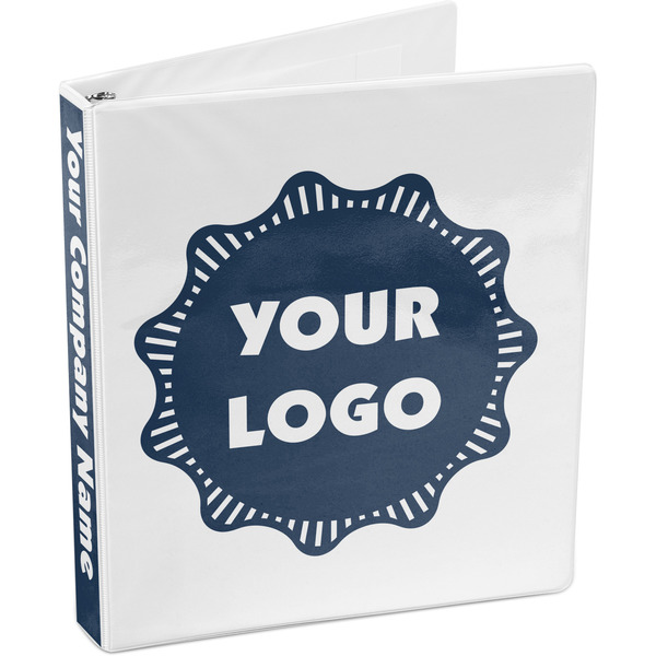 Logo 3-Ring Binder - 1" - Angled