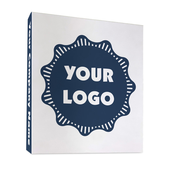 Logo 3 Ring Binders - Full Wrap - 1" - Front