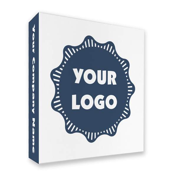 Custom Logo 3-Ring Binder - Full Wrap - 2"