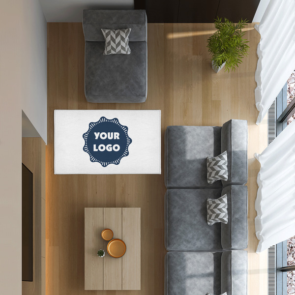 Logo 3'x5' Indoor Area Rugs - IN CONTEXT