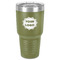 Logo 30 oz Stainless Steel Tumbler - Olive - Single-Sided