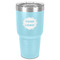Logo 30 oz Stainless Steel Tumbler - Teal - Single-Sided