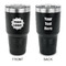 Logo 30 oz Stainless Steel Tumbler - Black - Double-Sided