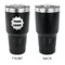 Logo 30 oz Stainless Steel Ringneck Tumblers - Black - Single Sided - APPROVAL