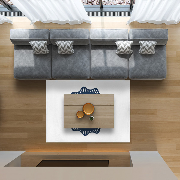 Logo 5'x7' Indoor Area Rugs - IN CONTEXT