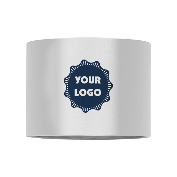 Logo 8" Drum Lampshade - Front (Fabric)