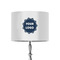 Logo 8" Drum Lampshade - On Stand (Fabric)