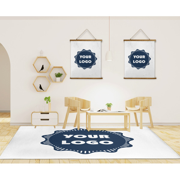 Logo 8'x10' Indoor Area Rugs - IN CONTEXT