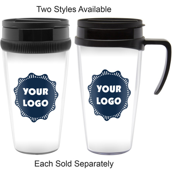 Logo Acrylic Travel Mugs - With & Without Handle