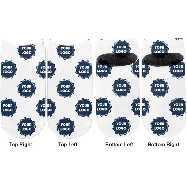 Logo Adult Ankle Socks - Double Pair - Front and Back - Apvl