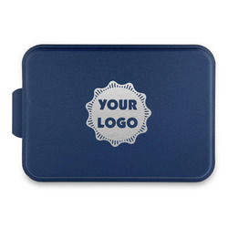 Logo Aluminum Baking Pan with Navy Lid