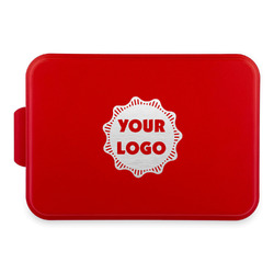 Logo Aluminum Baking Pan with Red Lid