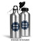 Logo Aluminum Water Bottle - Alternate lid options