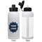 Logo Aluminum Water Bottle - White APPROVAL