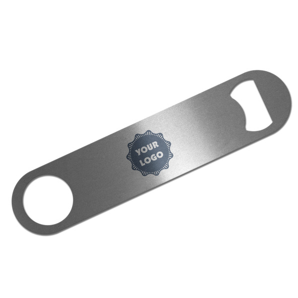 Logo Bar Opener - Silver - Front