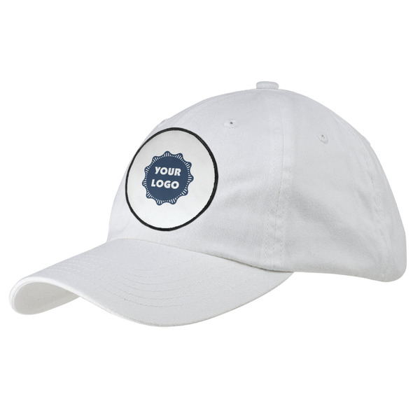 Custom Logo Baseball Cap - White