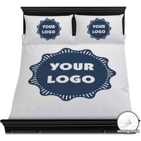 Logo Bedding Set - Queen - Duvet - On Bed