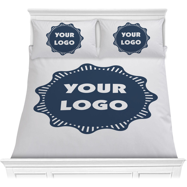 Custom Logo Comforter Set - Full / Queen