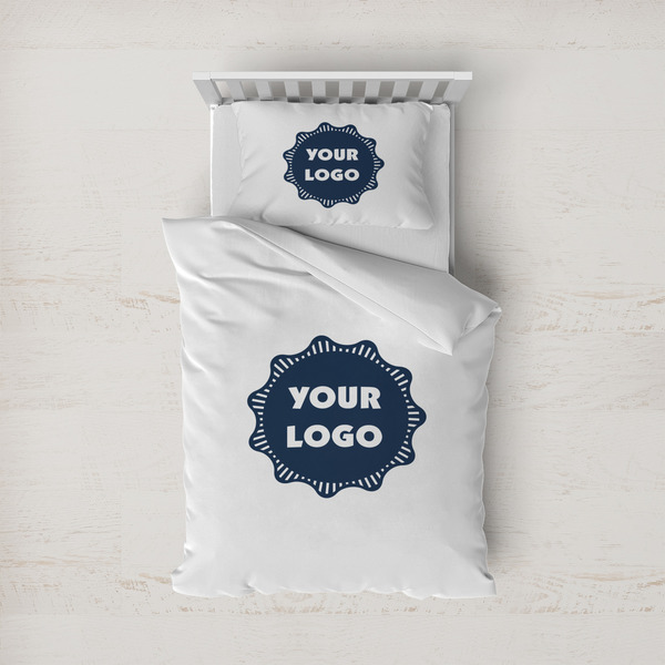 Custom Logo Duvet Cover Set - Twin