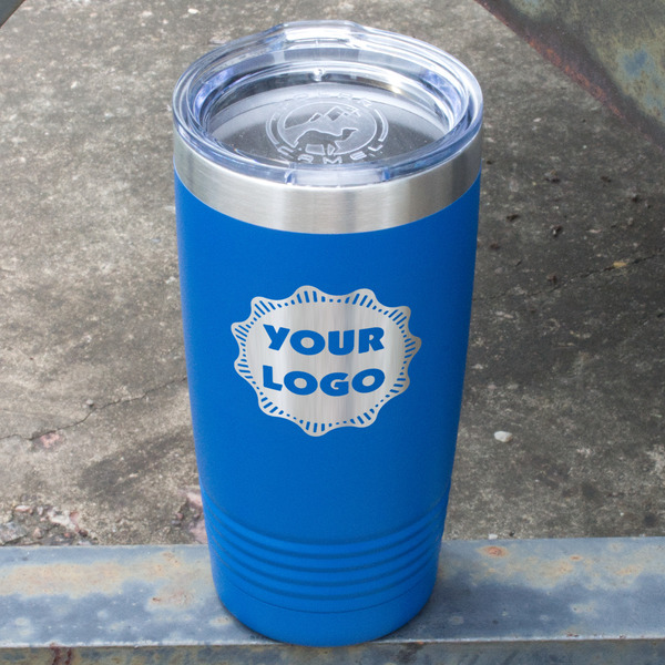 Logo Blue Polar Camel Tumbler - 20oz - Angled