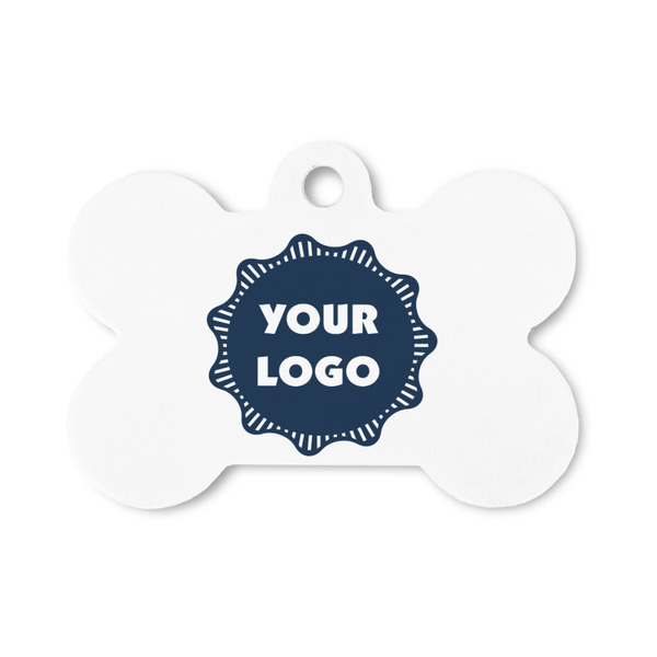 Custom Logo Bone Shaped Dog ID Tag - Small