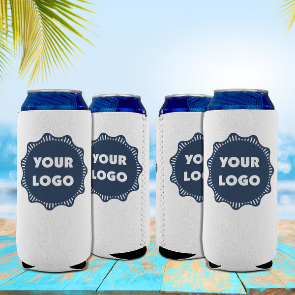 Logo Can Cooler - 16oz - Set of 4 - In Context