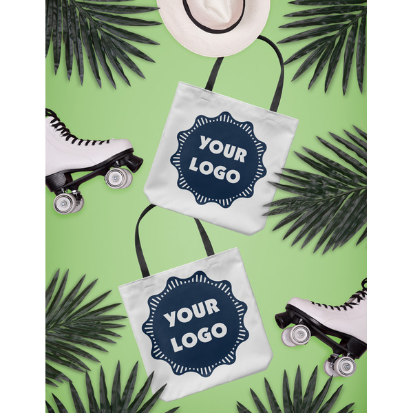 Logo Canvas Tote Lifestyle Front and Back