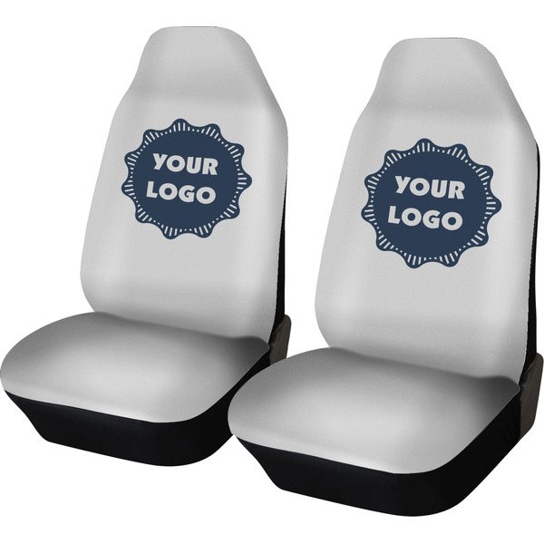 Custom Logo Car Seat Covers - Set of Two