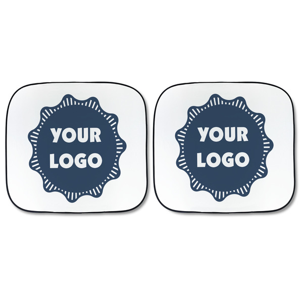 Logo Car Sun Shades - FRONT