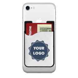 Logo 2-in-1 Cell Phone Credit Card Holder & Screen Cleaner