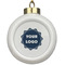 Logo Ceramic Ball Ornament