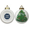 Logo Ceramic Christmas Ornament - X-Mas Tree (APPROVAL)