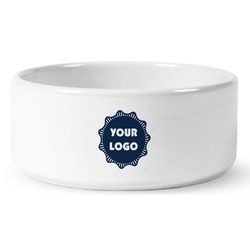 Logo Ceramic Dog Bowl - Large