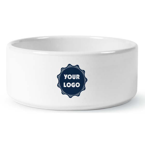 Custom Logo Ceramic Dog Bowl - Large