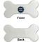 Logo Ceramic Flat Ornament - Bone Front & Back Single Print (APPROVAL)